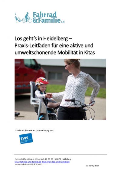 Praxis-Leitfaden für eine aktive und  umweltschonende Mobilität in Kitas