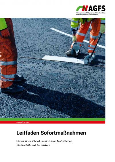 Leitfaden Sofortmaßnahmen der AGFS NRW