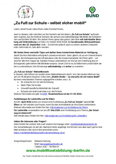 Anmeldebogen Schule 2026