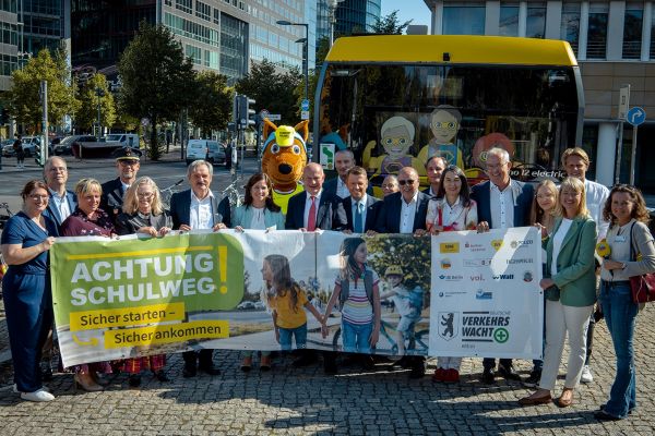 Schulanfangsaktion LVW (© Landesverkehrswacht Berlin)