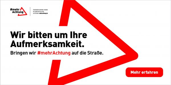 Kampage mehrachtung – Gemeinsam für mehr Achtung im Straßenverkehr