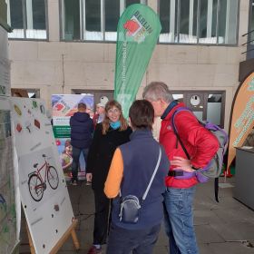 Verkehrssicheres Fahrrad – Hier konnten Kinder und Erwachsene ihr Wissen zum Verkehrssicheren Fahrrad testen.