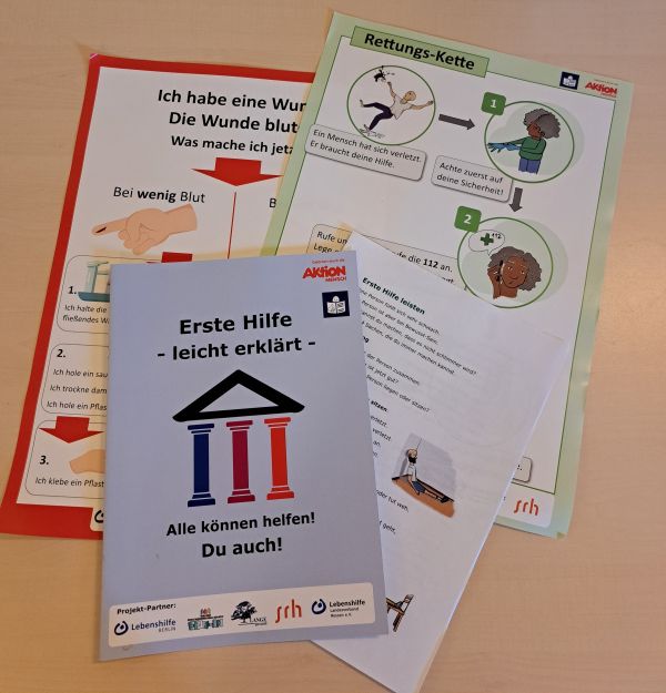ERW-IN: Erste-Hilfe-Material